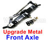 WPL C24 C-24 Spare Parts-06-06 Upgrade Metal Front axle-Black color,WPL C24 C-24 RC Car Parts,WPL Parts,WPL C24 C-24 RC Military Truck Spare parts Accessories,WPL 4X4 1:16 Off-road Truck Parts